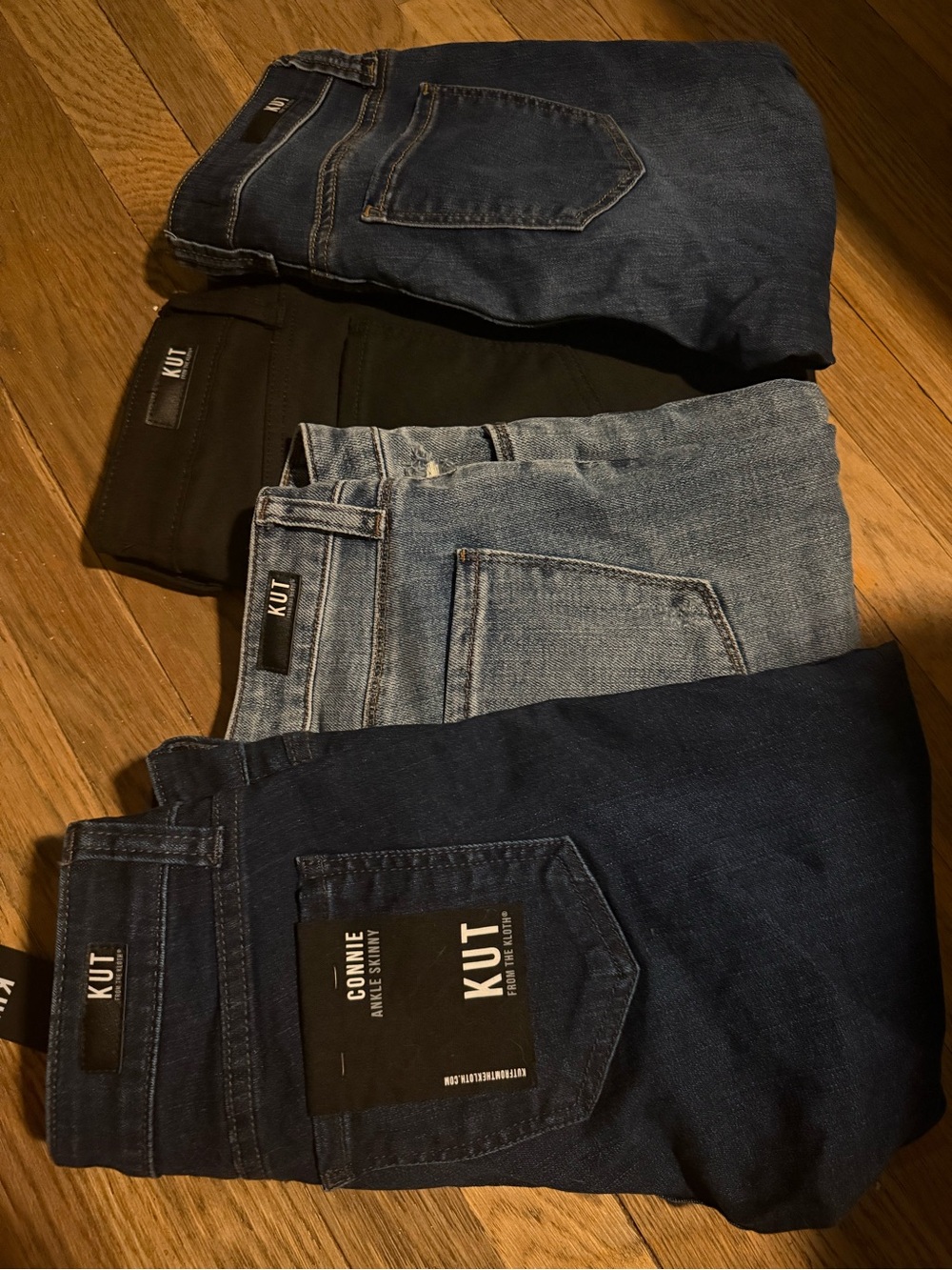KUT From the Kloth Jeans Size 4 Lot of 4 Connie Fab Ab Reese